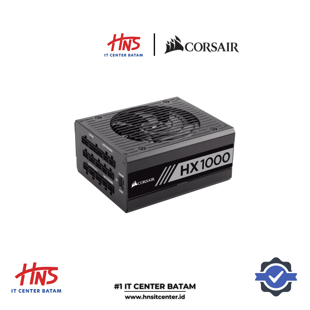 POWER SUPPLY CORSAIR CMPSU HX1000 1000W 80+ PLATINUM - FULL MODULAR
