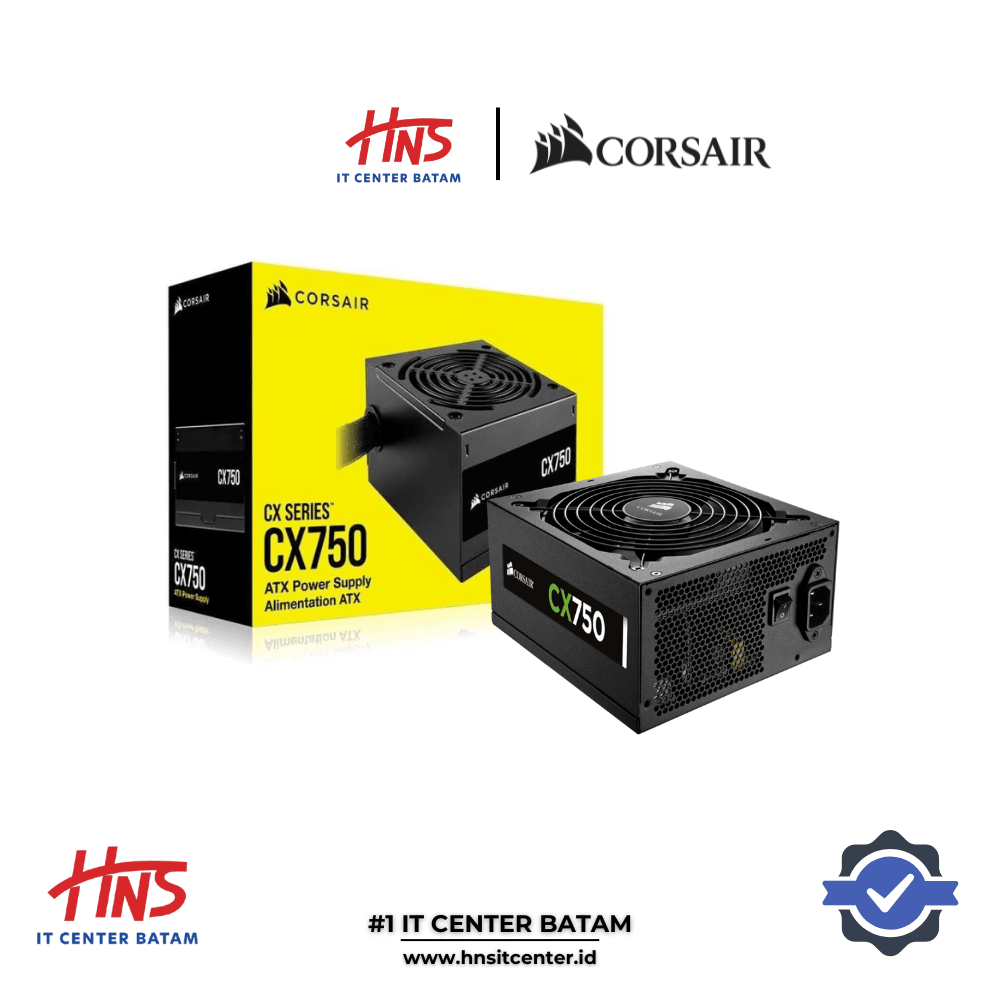 POWER SUPPLY CORSAIR CX750 750W 80+ BRONZE - NON MODULAR