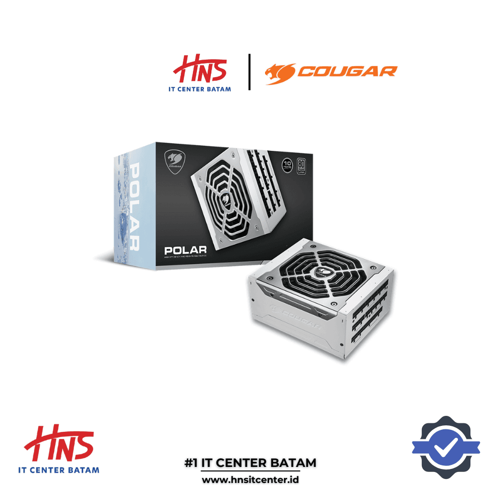 POWER SUPPLY COUGAR POLAR 1050W 80+ PLATINUM - FULL MODULAR