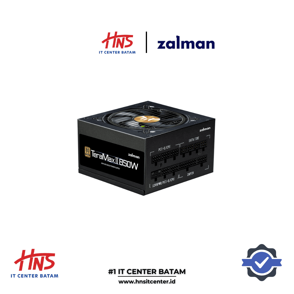POWER SUPPLY ZALMAN TERAMAX II ZM850-TMX2 850W 80+ GOLD - FULL MODULAR