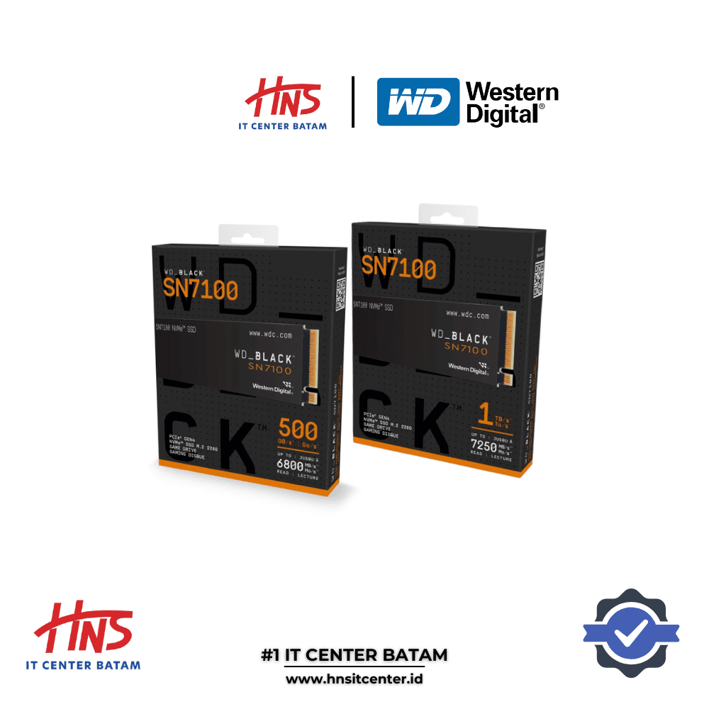 SSD NVMe WD BLACK SN7100 - (500GB / 1TB / 2TB) Gen 4.0