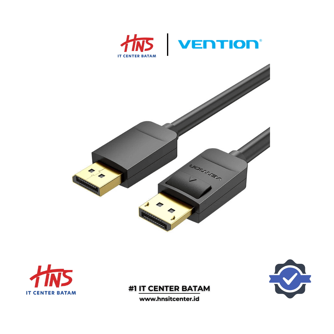 VENTION DISPLAY PORT TO DISPLAY PORT CABLE 1.5M - 5M Black (HACBG HACBH HACBI HACBJ)