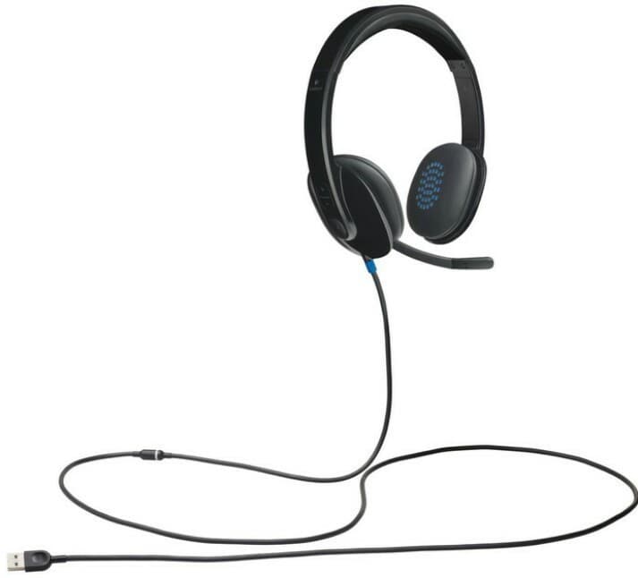 HEADSET LOGITECH H540 STEREO WIRED WITH NOISE-CANCELLING MIC
