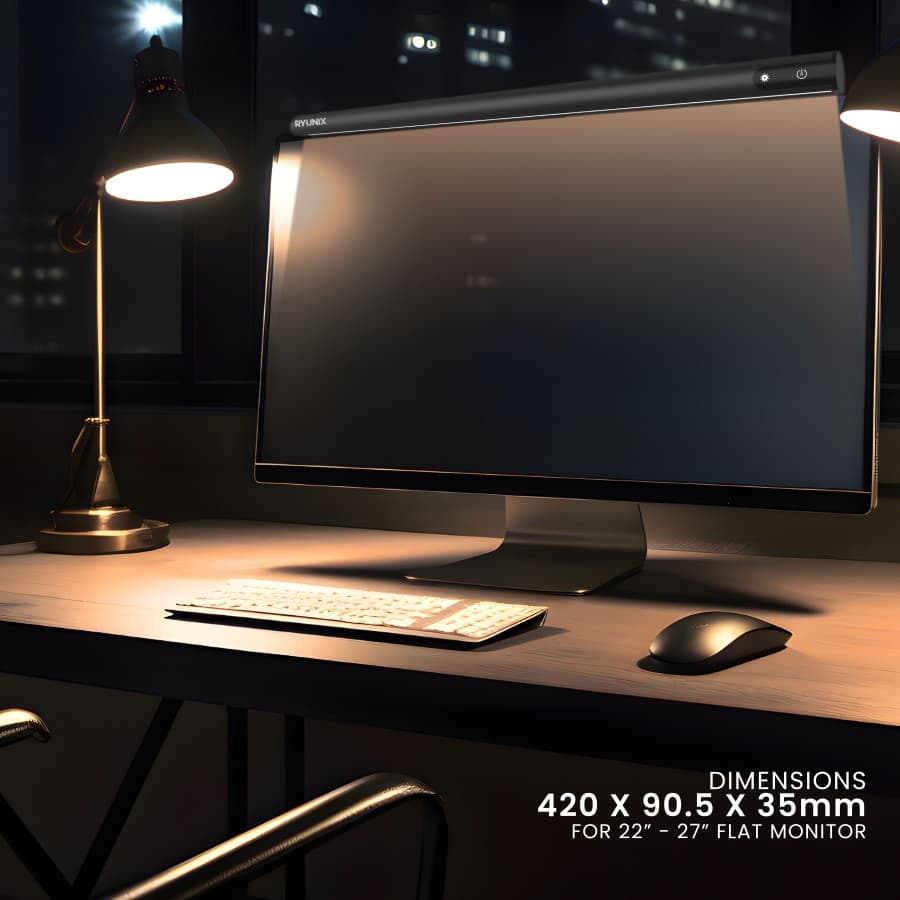 MONITOR LIGHT BAR SADES RYUNIX HIKARI LX1 RY-ACC MSL