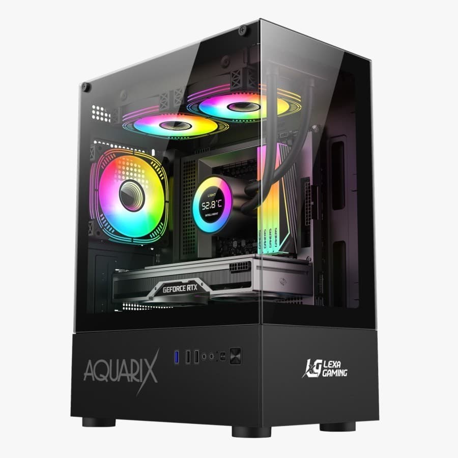 CASING LEXA GAMING AQUARIX MINI - mATX