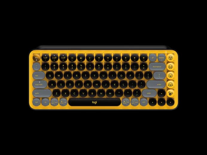 KEYBOARD LOGITECH POP KEYS MECHANICAL WIRELESS ADJUSTABLE EMOJI BUTTON