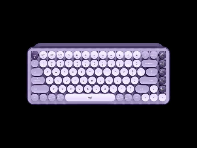 KEYBOARD LOGITECH POP KEYS MECHANICAL WIRELESS ADJUSTABLE EMOJI BUTTON