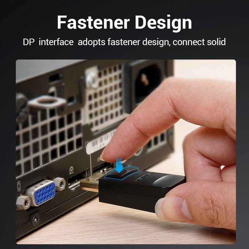 VENTION DisplayPort to VGA Cable 1.5M Black (HBLBG)