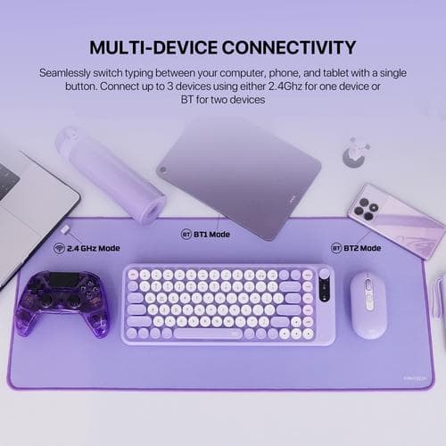MOUSE KEYBOARD FANTECH GO MOCHI 101 WK899 WIRELESS BUNDLE