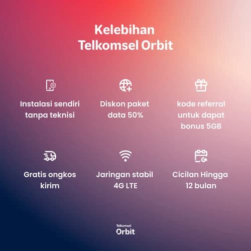 MODEM TELKOMSEL B320 ORBIT STAR H2 PORTABLE WIFI 4G HIGH SPEED DATA