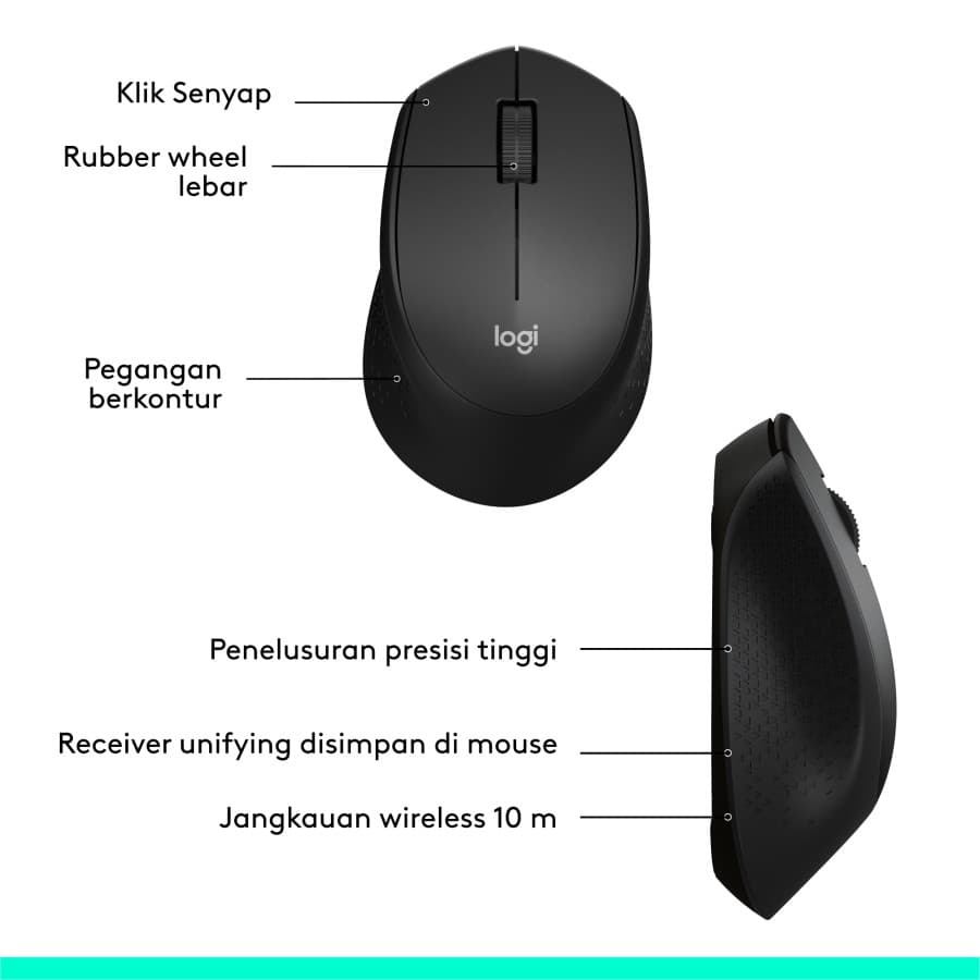 MOUSE LOGITECH M331 SILENT CLICK WIRELESS