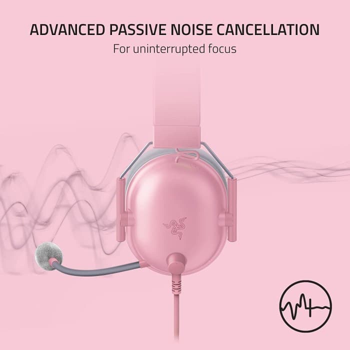 HEADSET RAZER BLACKSHARK V2 X QUARTZ EDITION PINK