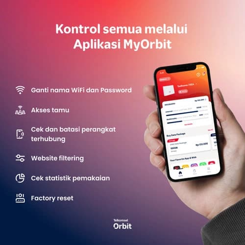 MODEM TELKOMSEL B320 ORBIT STAR H2 PORTABLE WIFI 4G HIGH SPEED DATA
