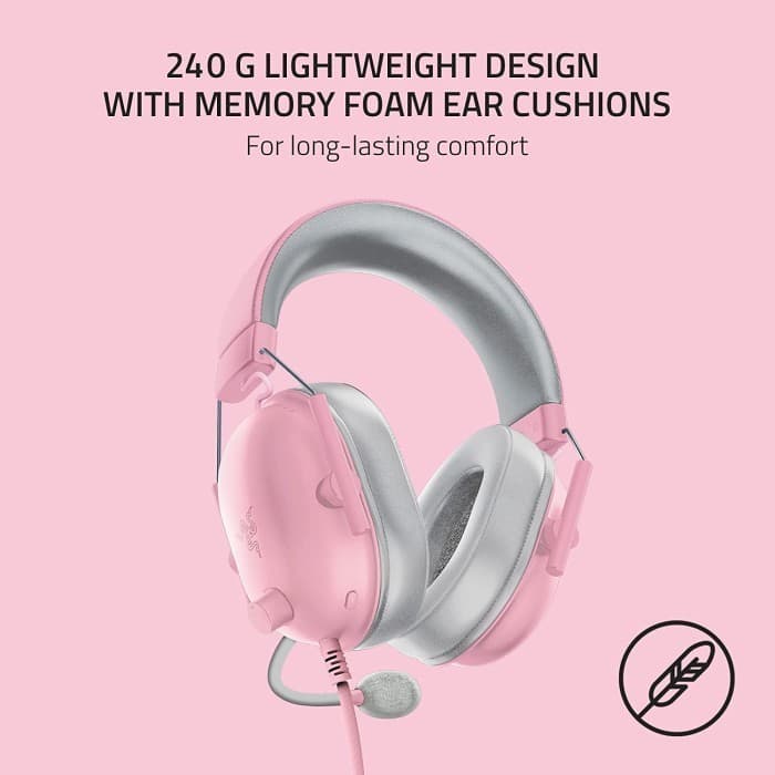 HEADSET RAZER BLACKSHARK V2 X QUARTZ EDITION PINK