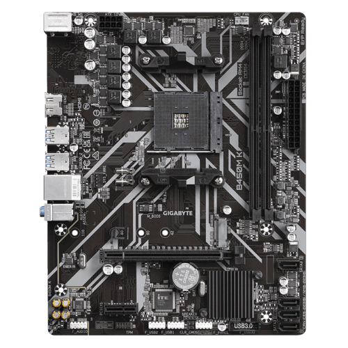 MOTHERBOARD GIGABYTE B450M K AM4 DDR4 - mATX