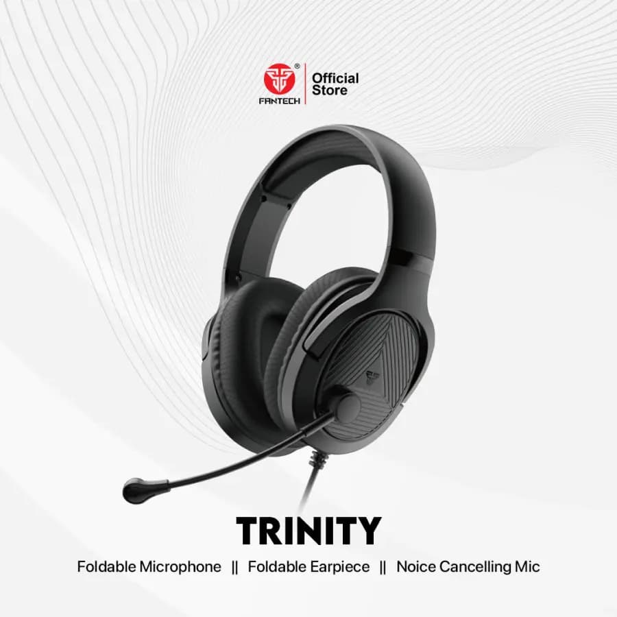 HEADSET FANTECH TRINITY MH88 WIRED MULTIPLATFORM FREE SPLITTER — Black