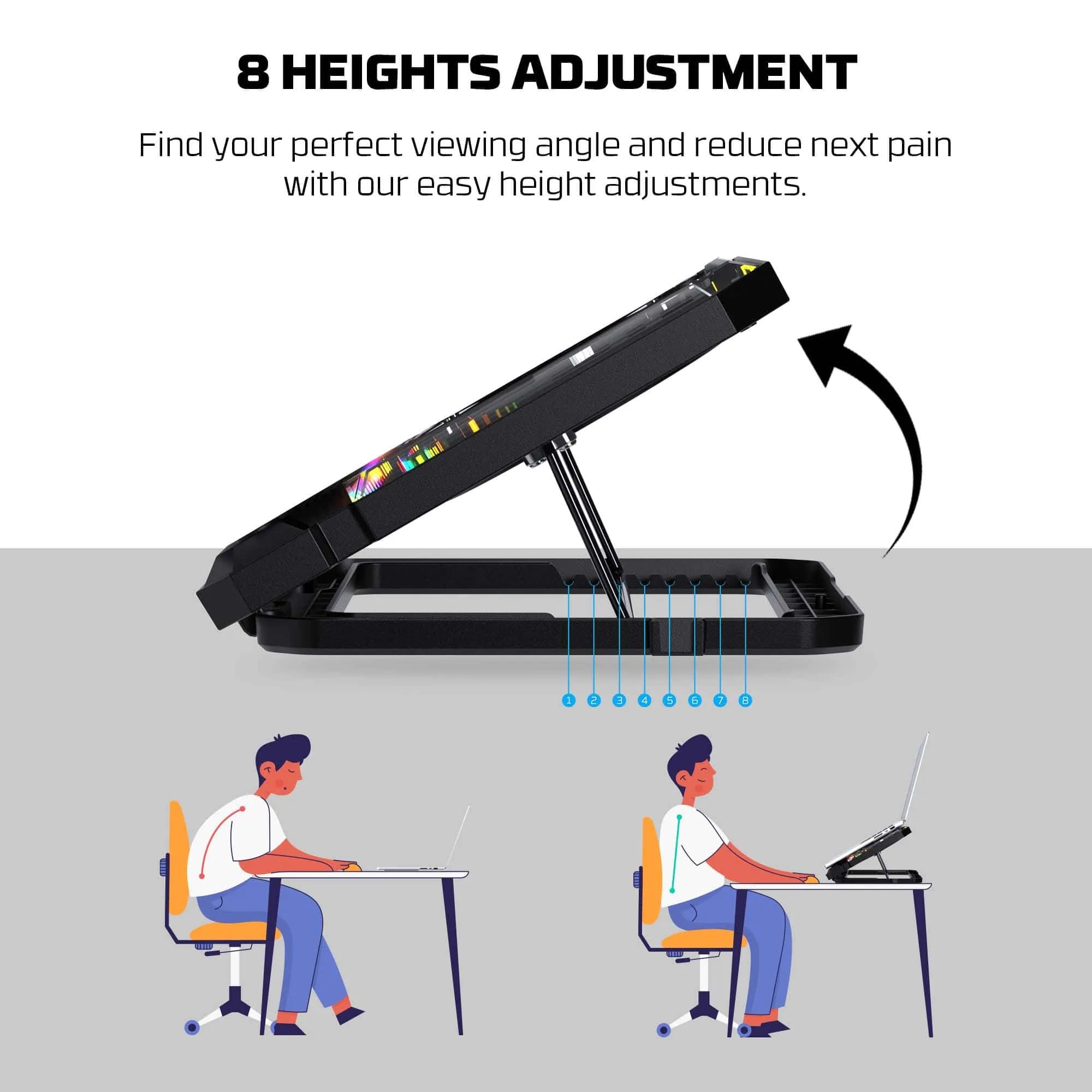 COOLINGPAD FANTECH NC21 FOR 17 INCH LAPTOP WITH PHONE HOLDER