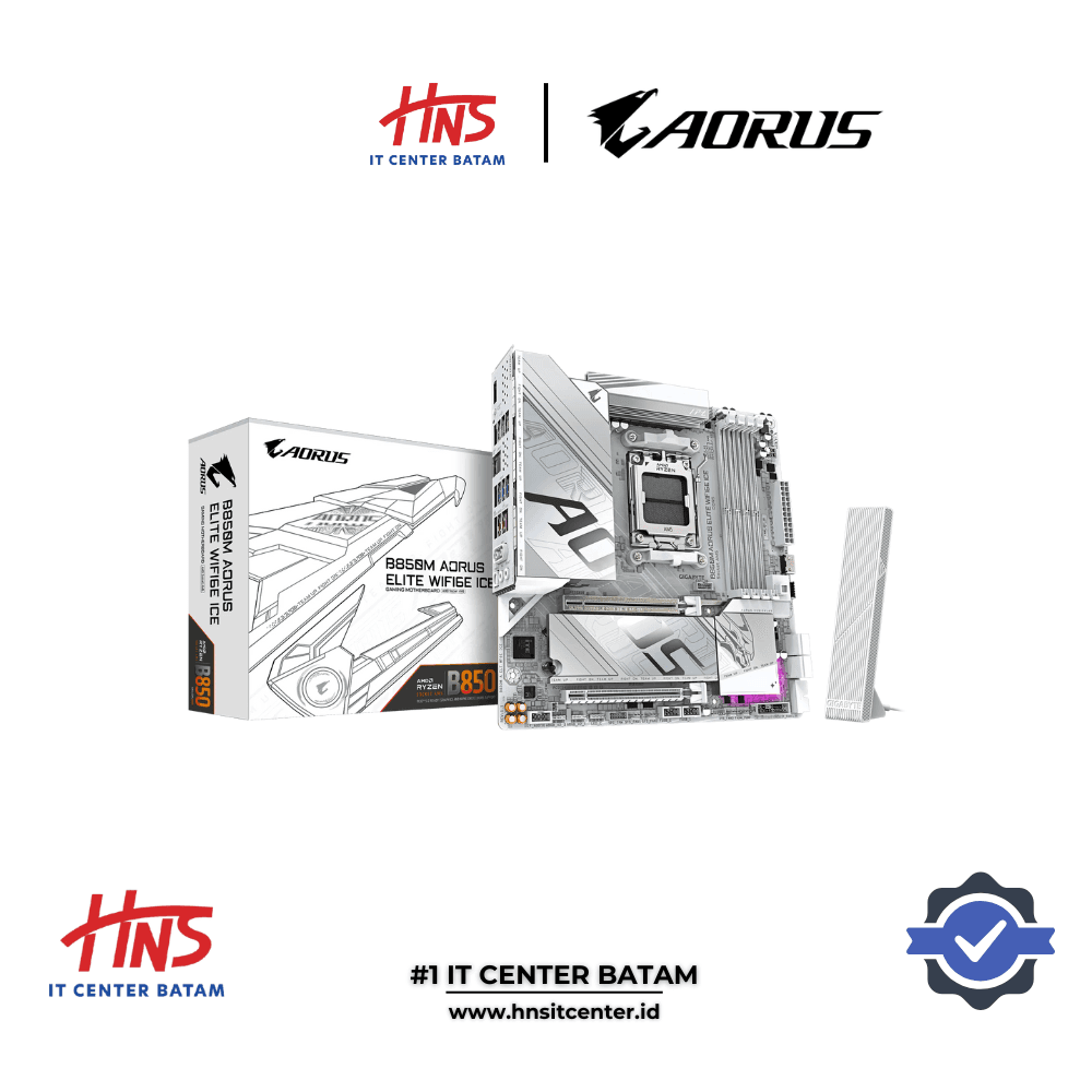 MOTHERBOARD AORUS B850M ELITE WIFI6E ICE AM5 DDR5 - mATX