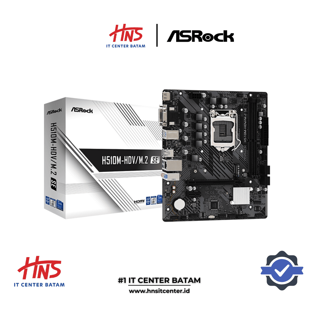 MOTHERBOARD ASROCK H510M-HDV/M.2 SE LGA1200 DDR4 - mATX