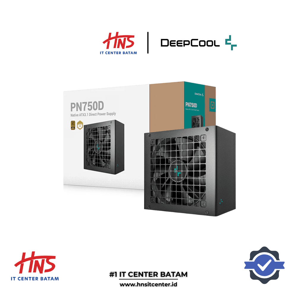 POWER SUPPLY DEEPCOOL PN750D 750W 80+ GOLD - NON MODULAR