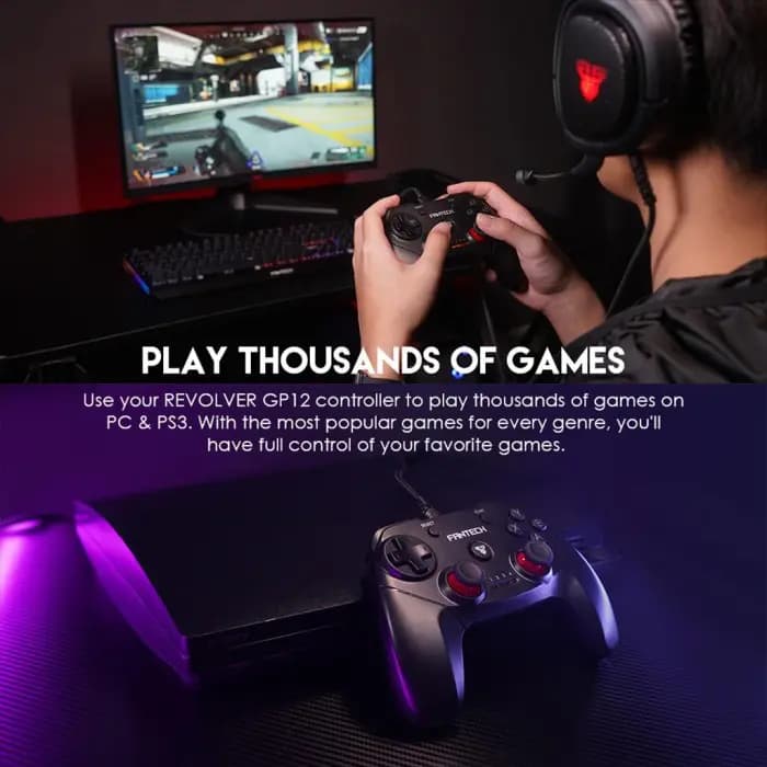 GAMEPAD FANTECH REVOLVER GP12 GAMING CONTROLLER USB