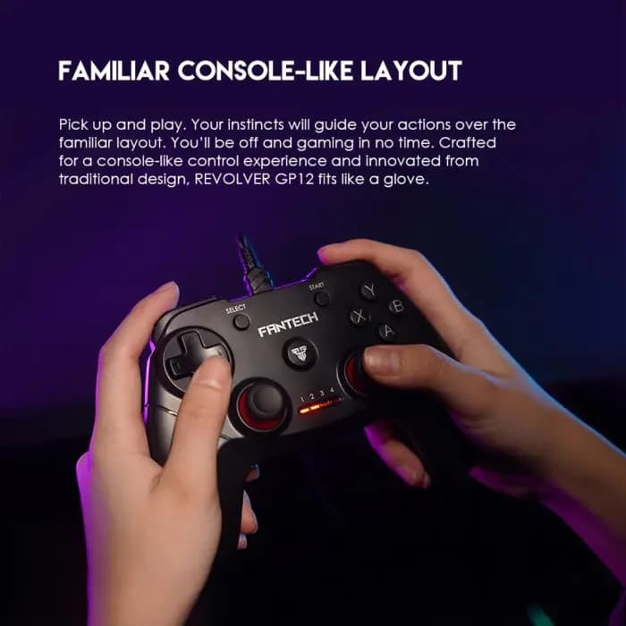GAMEPAD FANTECH REVOLVER GP12 GAMING CONTROLLER USB