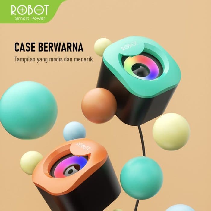 SPEAKER ROBOT RS180 USB RGB LIGHTING