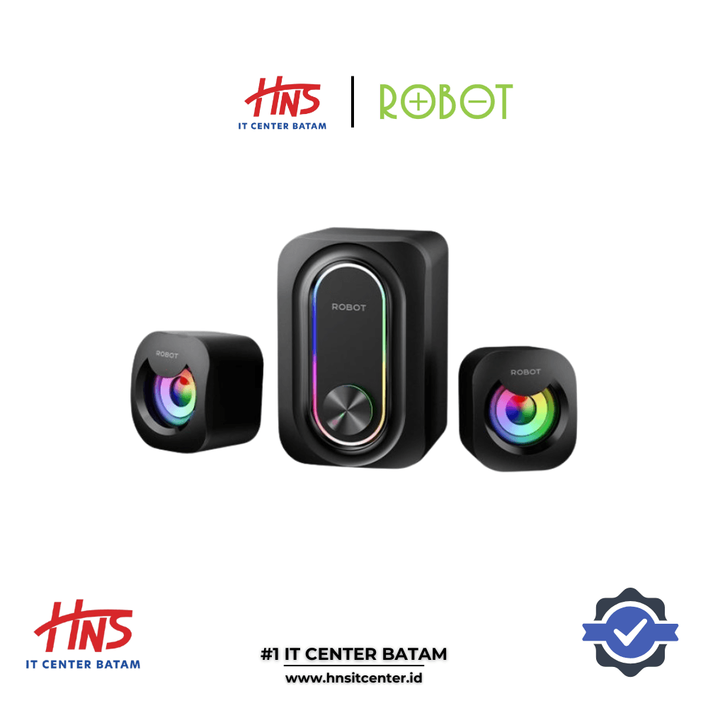 SPEAKER ROBOT RS190 USB & 3.5mm AUDIO JACK RGB SOUNDBASS