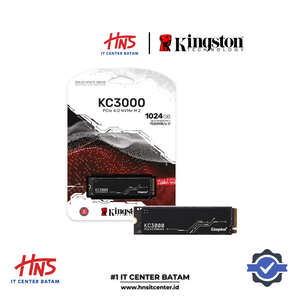 SSD NVME KINGSTON KC3000 - (1TB - 4TB) Gen 4.0