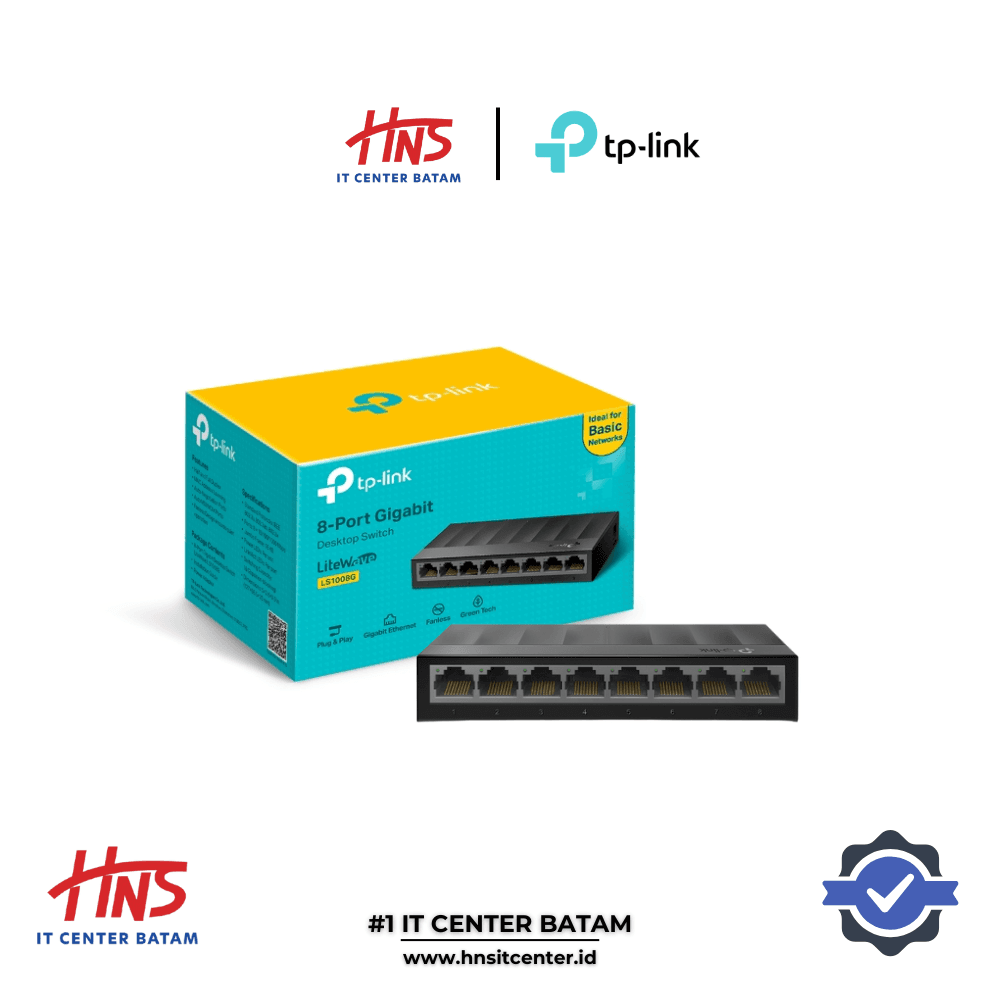 TP-LINK LS1008G 8-PORT GIGABIT 10/100/1000 Mbps