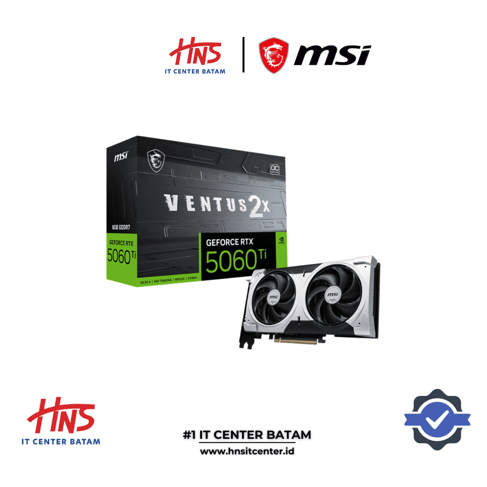 VGA CARD MSI RTX 5060 TI 8G VENTUS 2X OC PLUS GDDR6