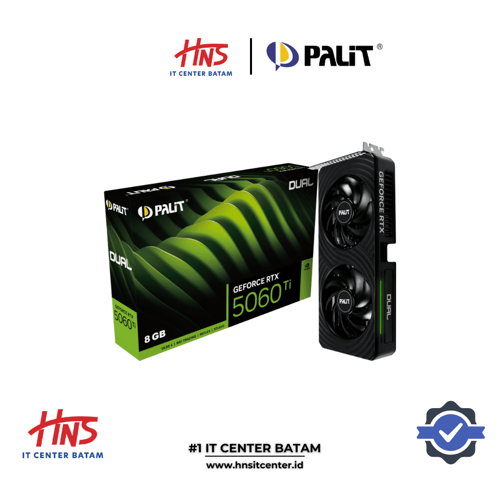 VGA CARD PALIT RTX 5060 TI 8GB DUAL GDDR7