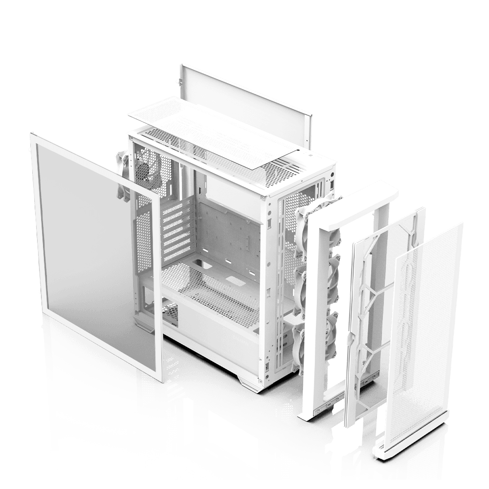 CASING ZALMAN Z10 DUO WHITE MID TOWER (Include FAN) - ATX