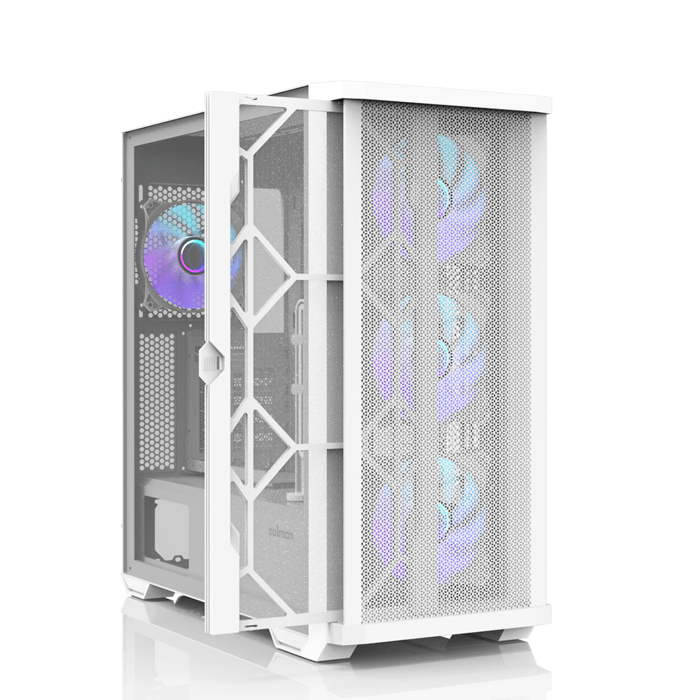CASING ZALMAN Z10 DUO WHITE MID TOWER (Include FAN) - ATX