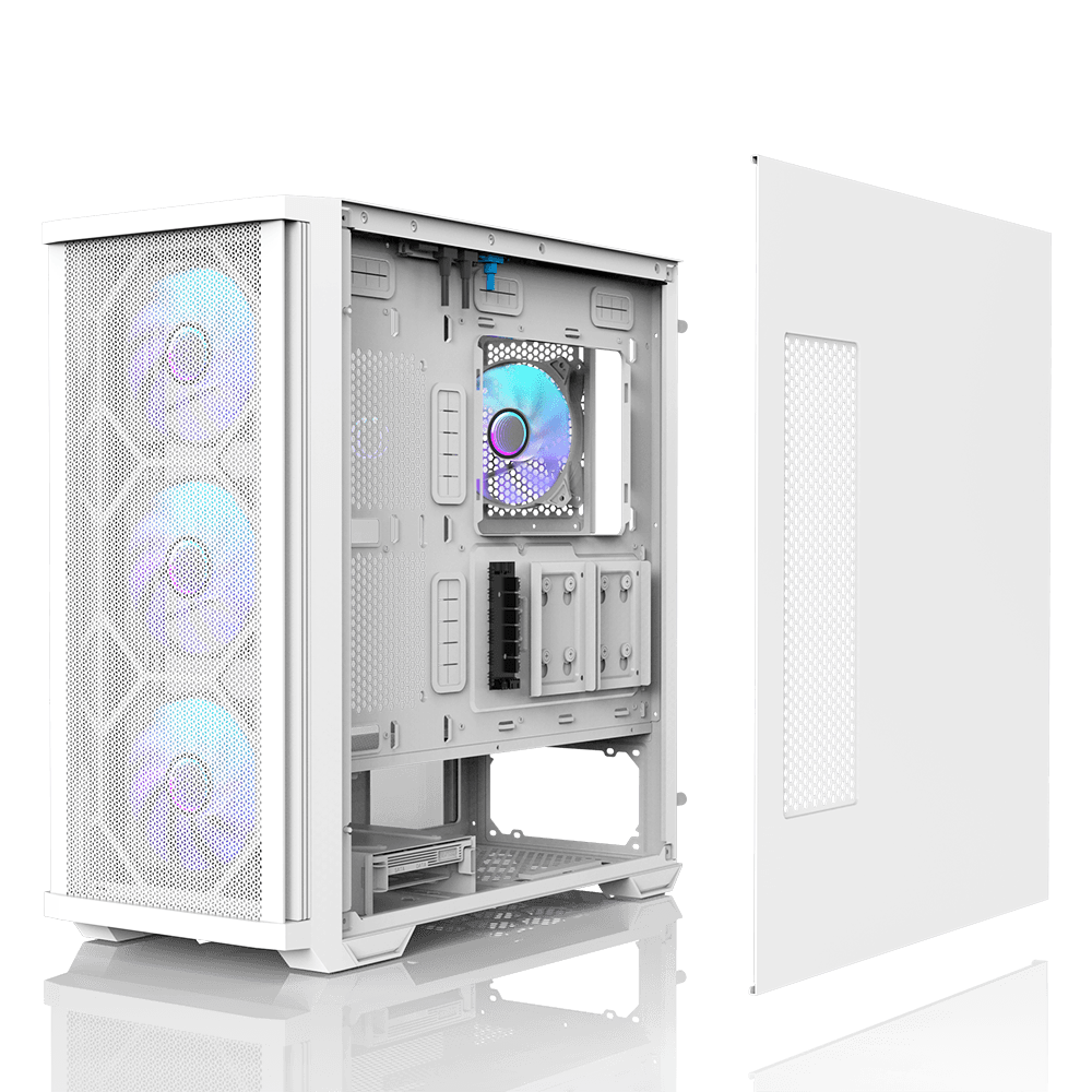 CASING ZALMAN Z10 DUO WHITE MID TOWER (Include FAN) - ATX