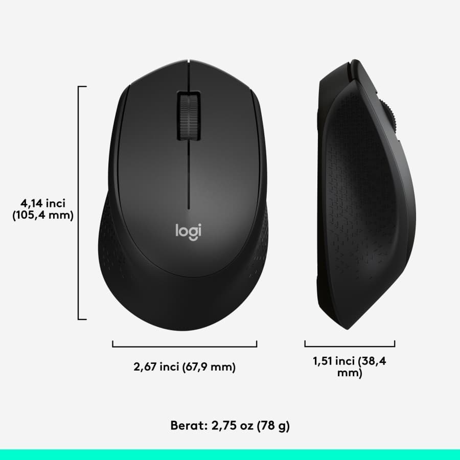 MOUSE LOGITECH M331 SILENT CLICK WIRELESS