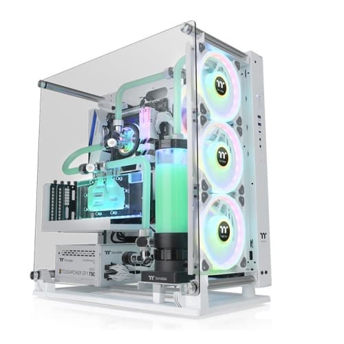 CASING THERMALTAKE CORE P3 TG PRO MID TOWER - EATX — WHITE / SNOW