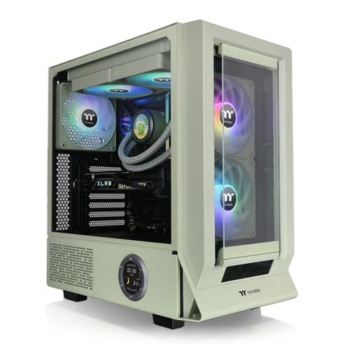 CASING THERMALTAKE CERES 350 MX MID TOWER - EATX — MATCHA GREEN
