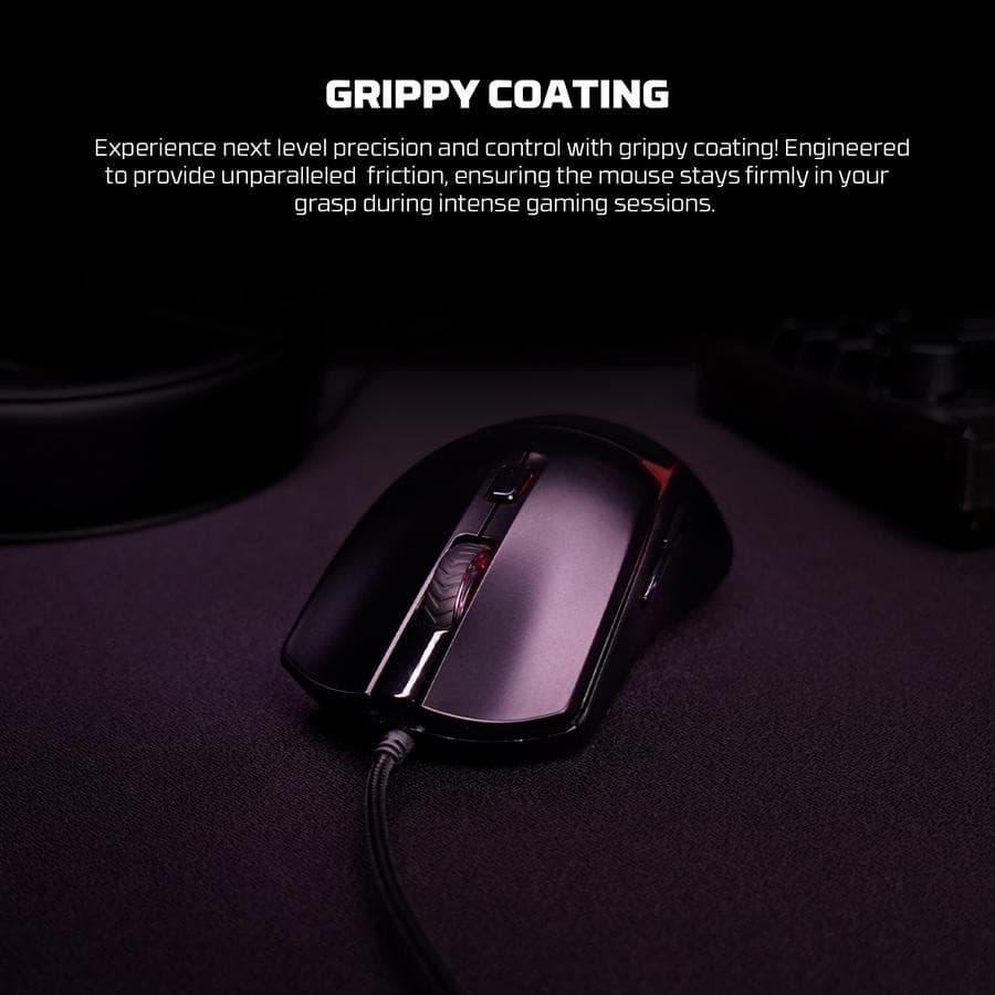 MOUSE FANTECH CRYPTO II VX7V2 WIRED WITH RGB LIGHT BLACK