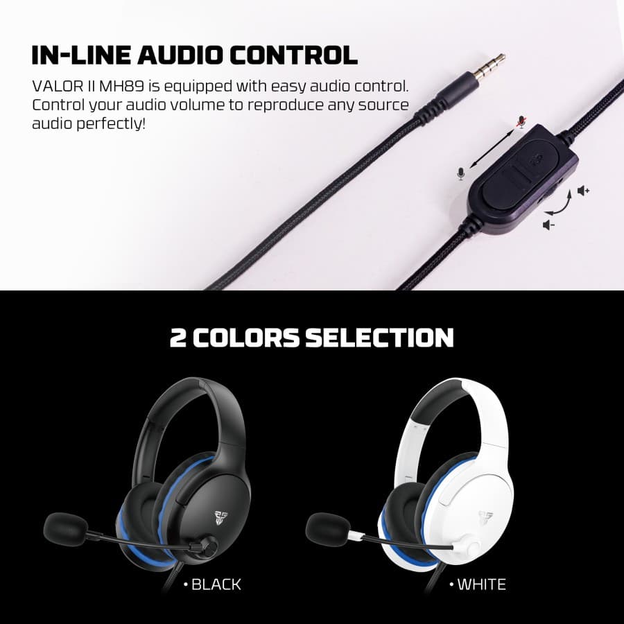 HEADSET FANTECH VALOR II MH89 3.5mm MULTI PLATFORM