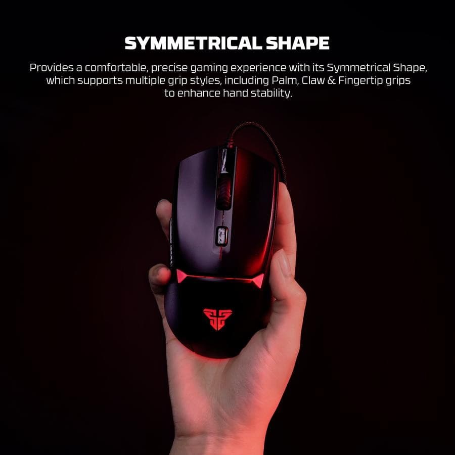MOUSE FANTECH CRYPTO II VX7V2 WIRED WITH RGB LIGHT BLACK