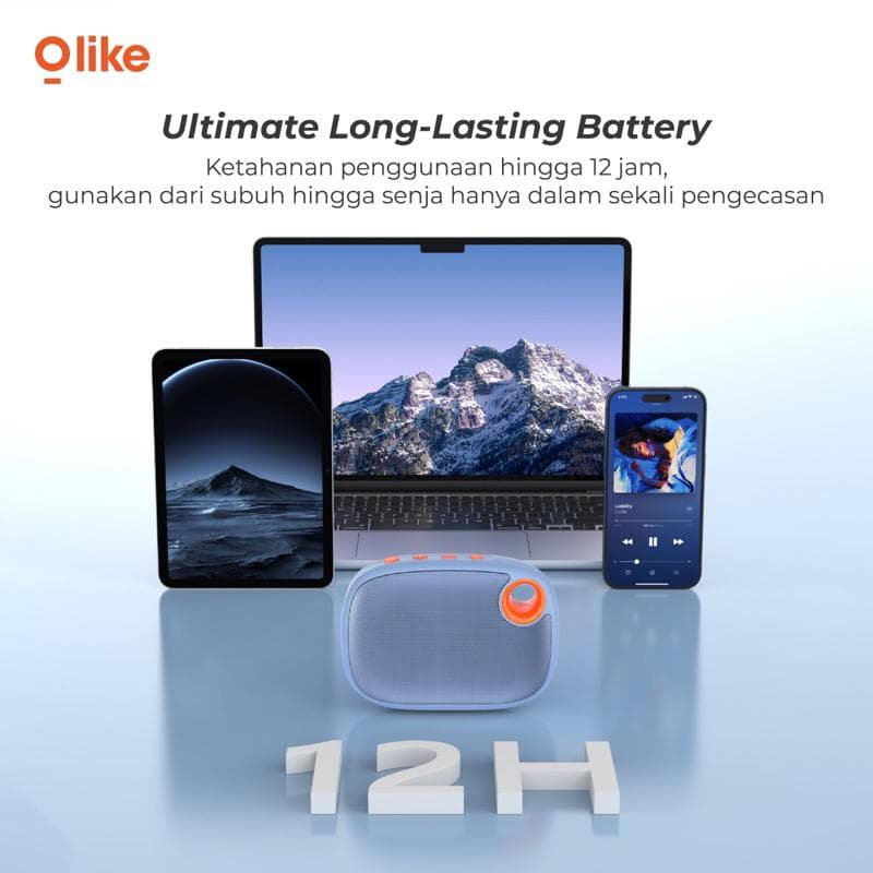SPEAKER OLIKE SF6 BEATZ WIRELESS BLUETOOTH PORTABLE SPEAKER STEREO BASS