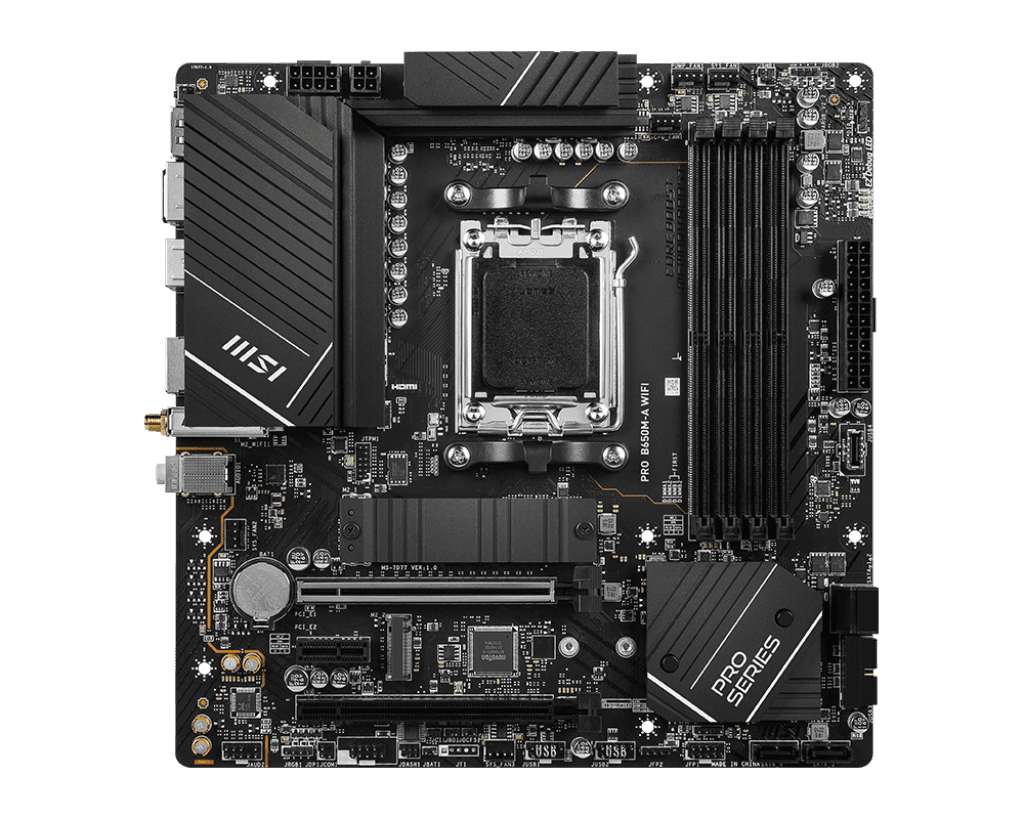 MOTHERBOARD MSI PRO B650M-A WIFI AM5 DDR5 - mATX