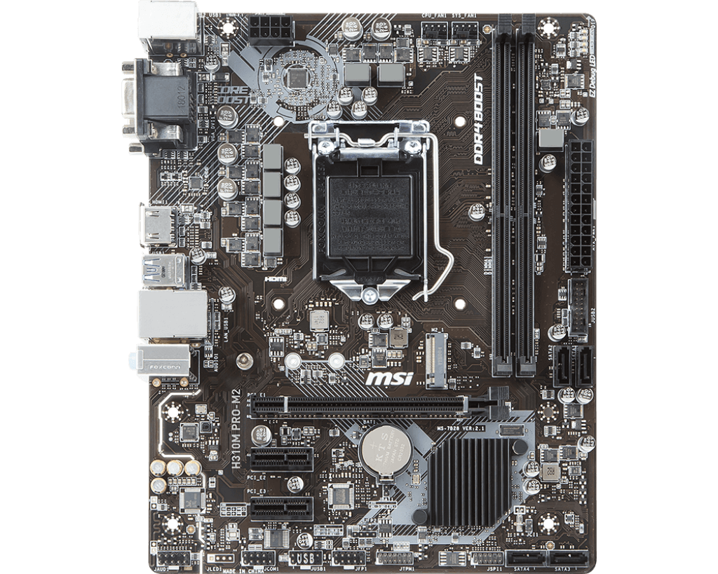 MOTHERBOARD MSI H310M PRO-M2 LGA1151 DDR4 - mATX