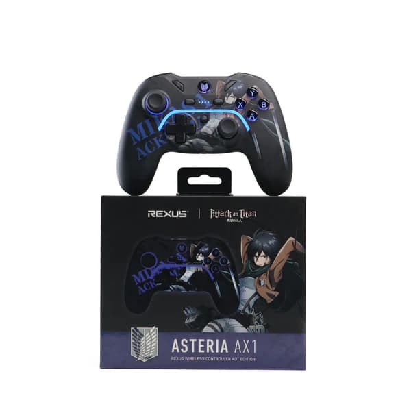 GAMEPAD REXUS DAXA ASTERIA DX-AX1 AOT Mikasa Special Edition