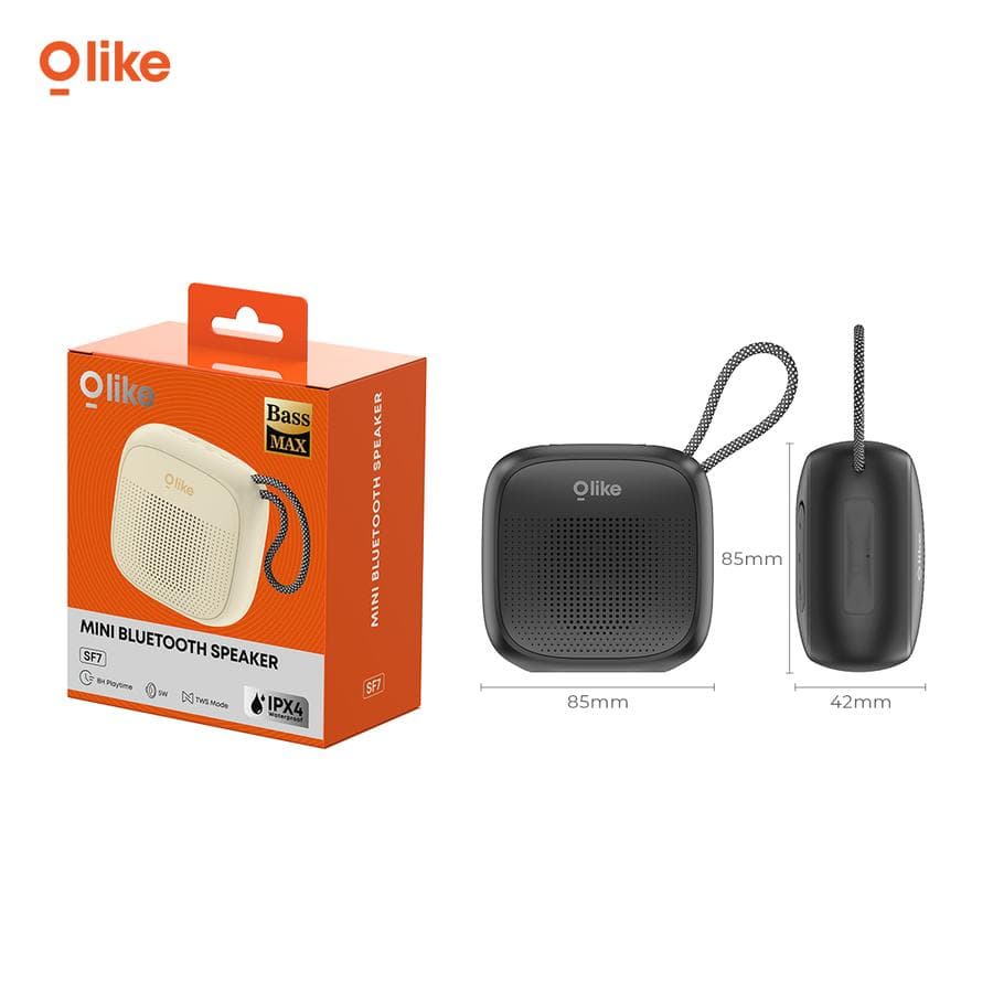 SPEAKER OLIKE SF7 MINI WIRELESS BLUETOOTH PORTABLE SUPPORT AUX TF