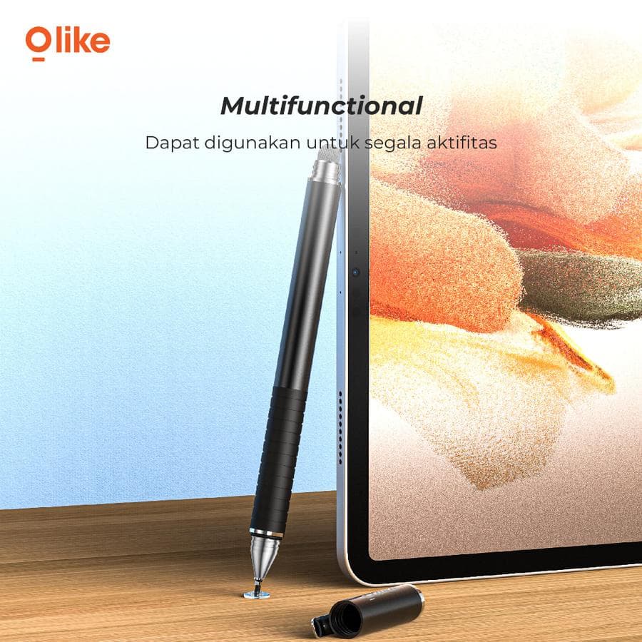 PEN STYLUS OLIKE PN1 2in1 UNIVERSAL STYLUS PEN CAPACITIVE TOUCH SCREEN TAB