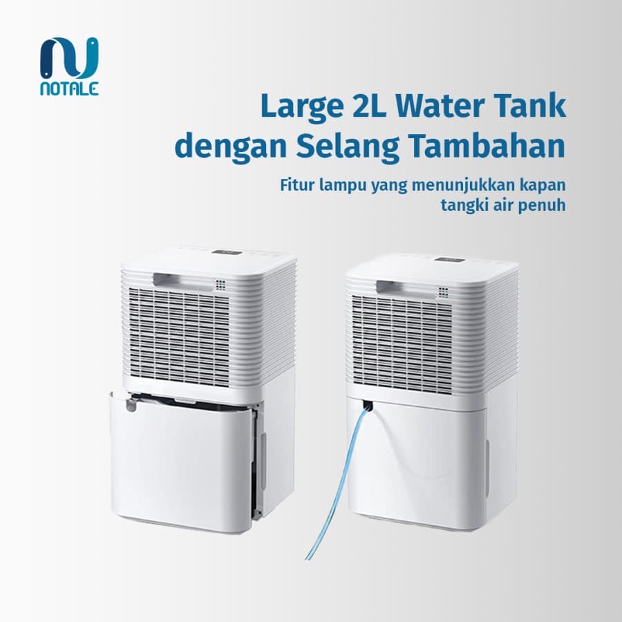DEHUMIDIFIER NOTALE SECO 12L Smart WiFi 12L/Day - (NTL-DS012)