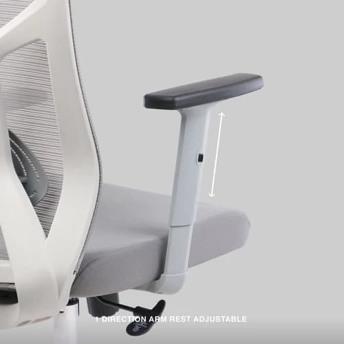 KURSI REXUS NC4 ERGONOMIC OFFICE CHAIR ADJUSTABLE HEADREST