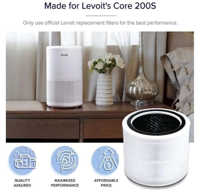 AIR PURIFIER LEVOIT CORE 200S SMART TRUE HEPA FILTER PEMBERSIH UDARA